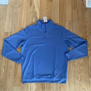 Peter Millar Perth Carts Performance Quarter-Zip Golf Pullover Sweater